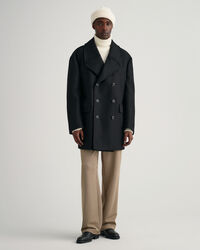 Oversized-Caban aus Wolle