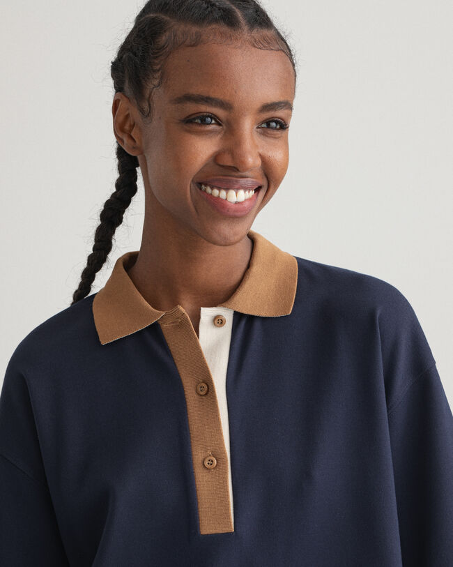 Polokleid im Blockfarbendesign