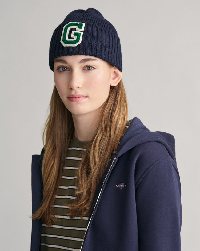 Teens G Badge Rippstrick-Beanie