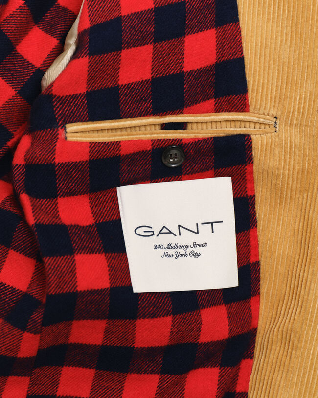 Regular Fit Cord-Sakko