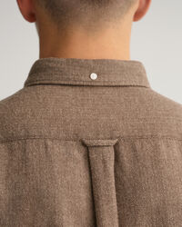 Regular Fit Hemd mit Fischgrätmuster