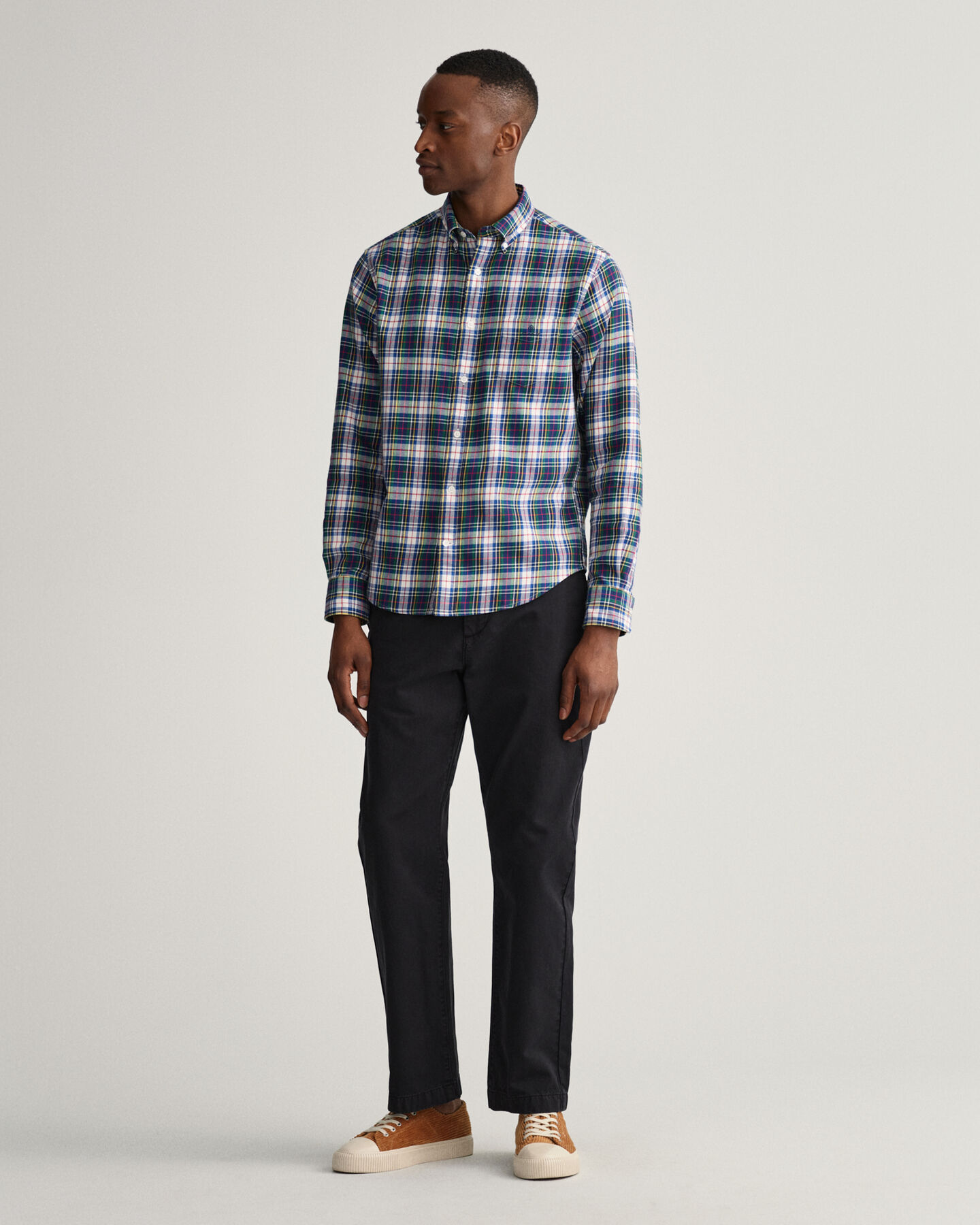 Regular Fit Karohemd mit Tartan-Muster
