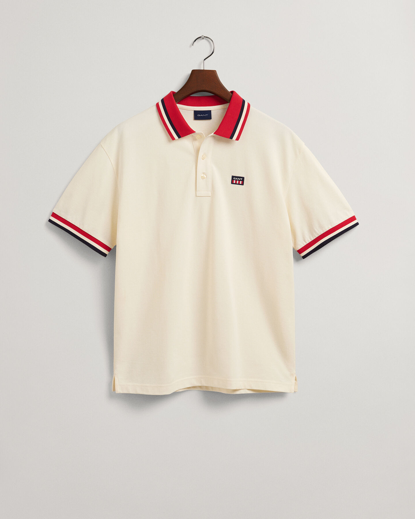 Retro Flag Piqu&eacute; Poloshirt