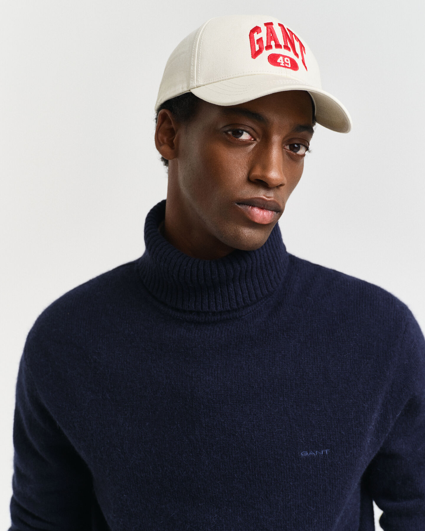 Rollkragenpullover aus Wollgemisch