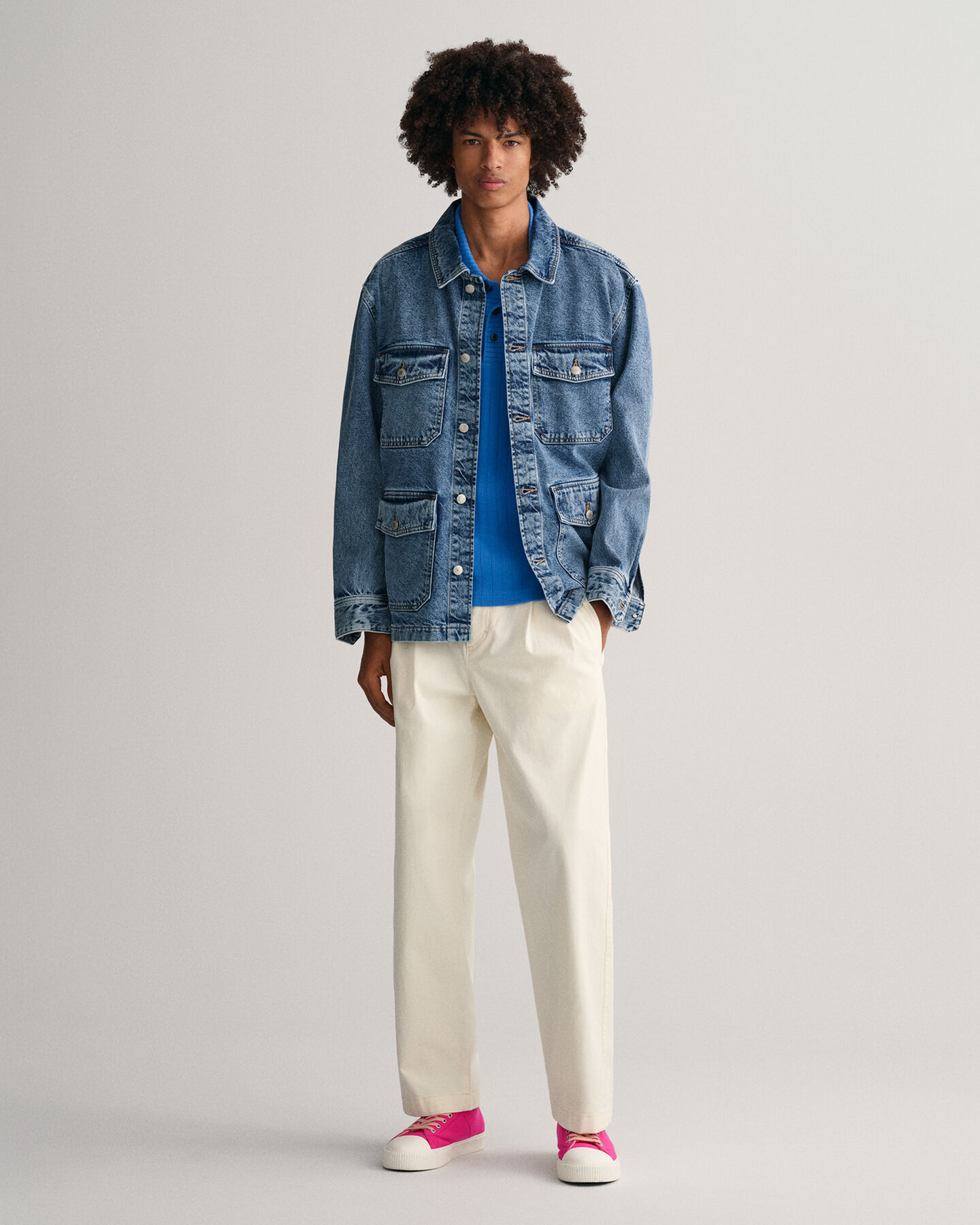 Drop-Needle Piqu&eacute; Poloshirt