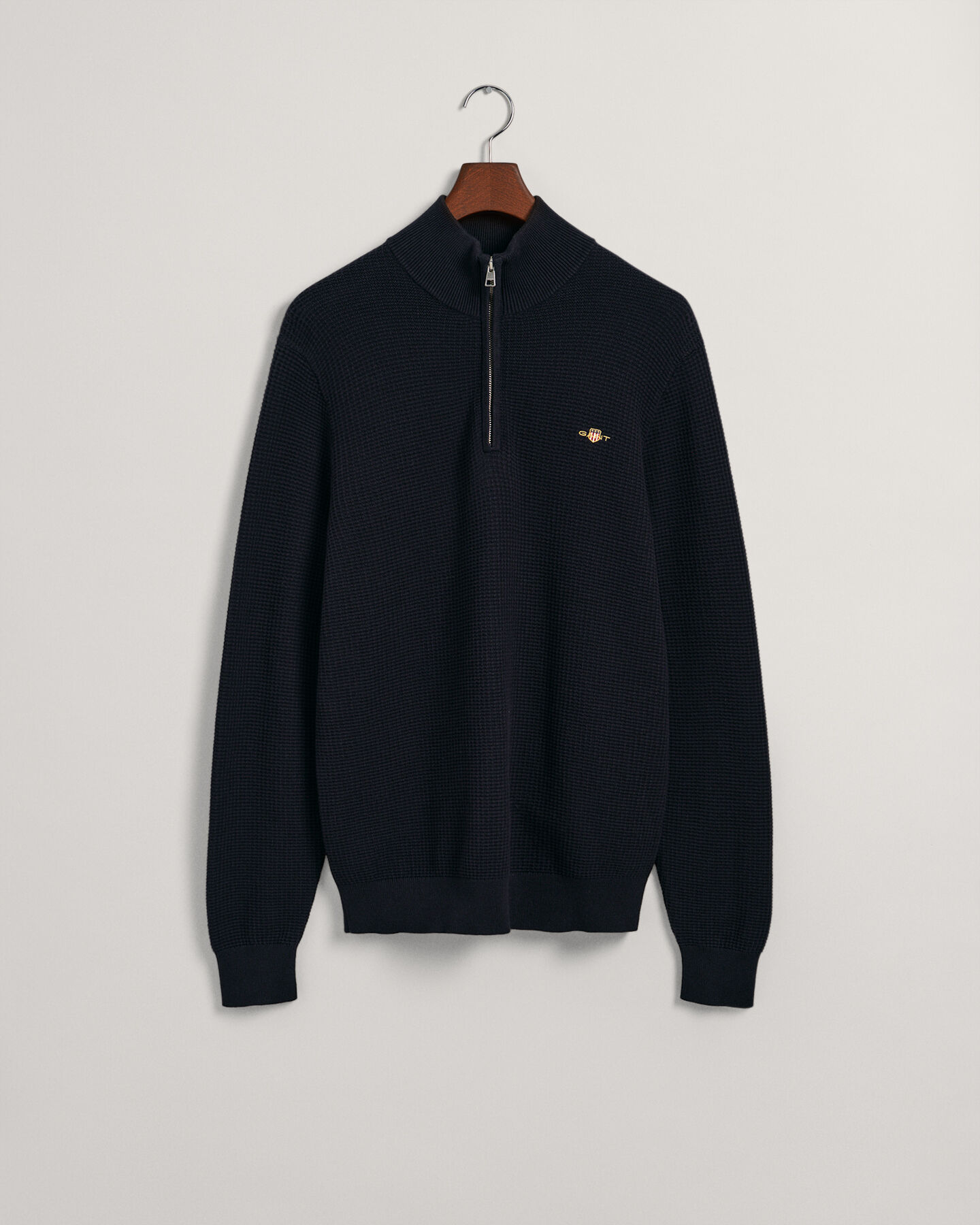 Textured Baumwoll Troyer