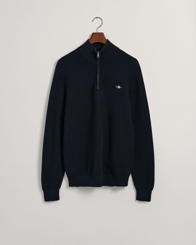 Textured Baumwoll Troyer