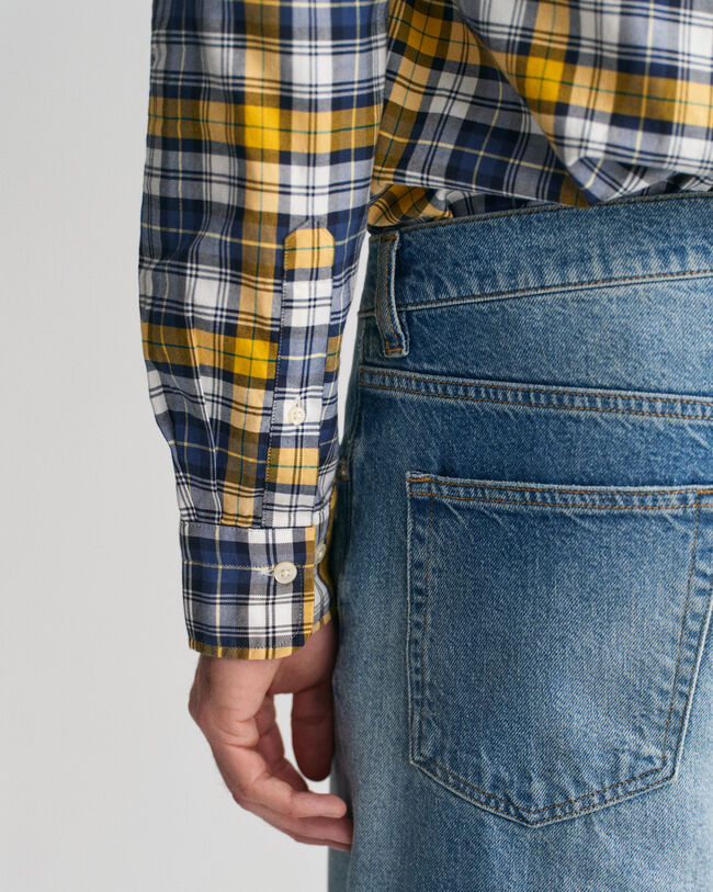 Regular Fit Archive Oxford-Hemd mit Karomuster