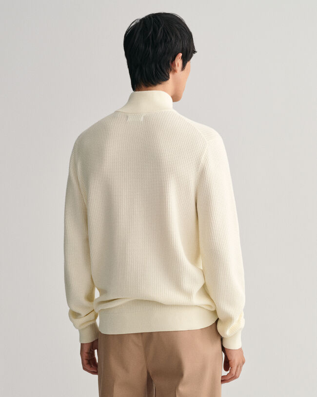 Textured Baumwoll Troyer