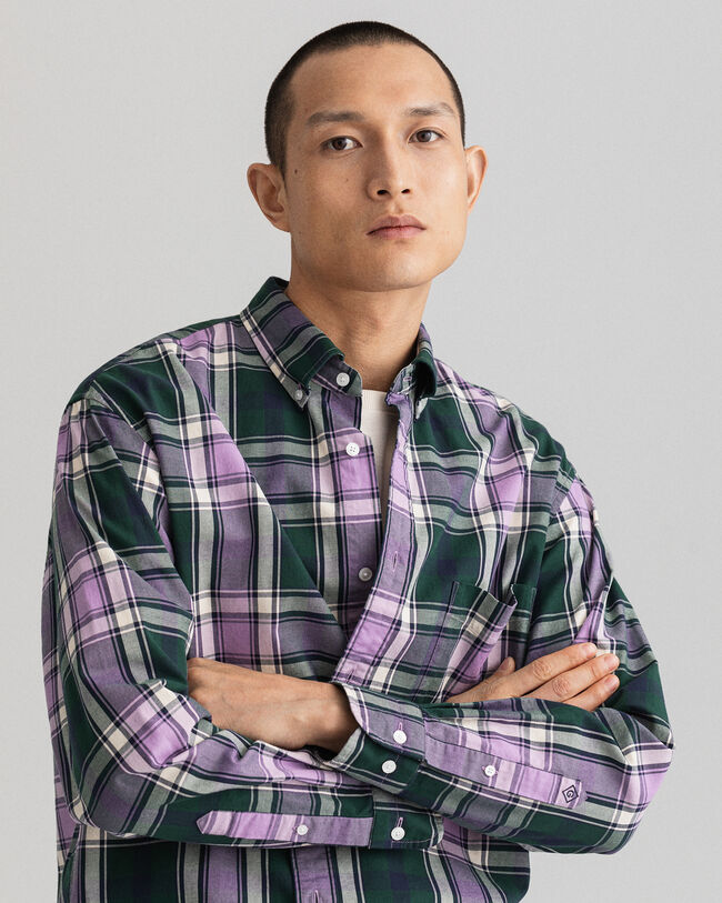 Kariertes Twillhemd im Oversize