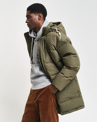 Heavy Mittellange Daunenjacke