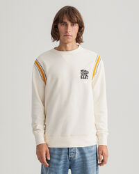 Tiger Badge Rundhals-Sweatshirt