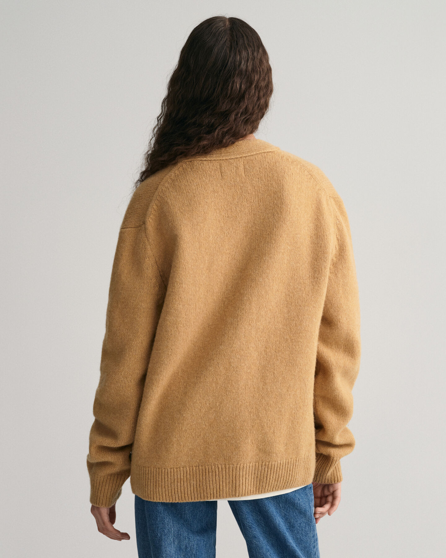 Weiche Wollstrickjacke