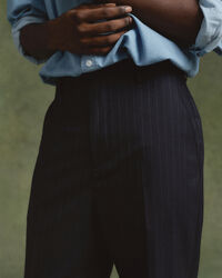 Relaxed Fit Anzughose mit Nadelstreifen