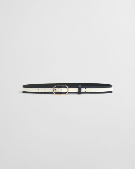 Gestreifter Ledergürtel