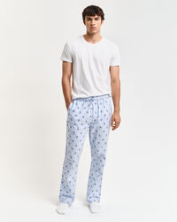 Oxford-Pyjamahose mit Ski-Print