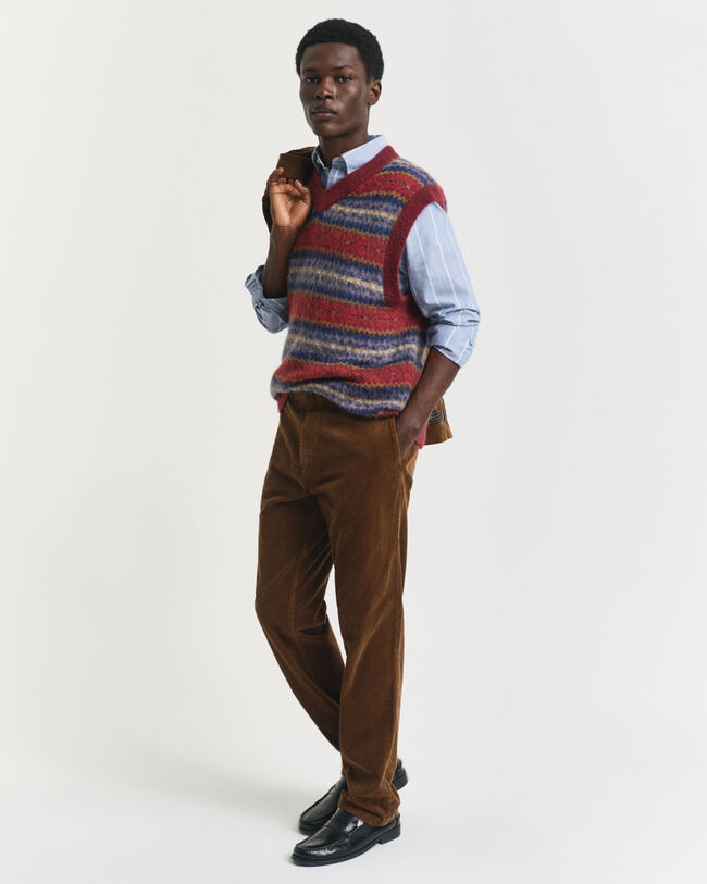 Angerauter Fair Isle Pullunder