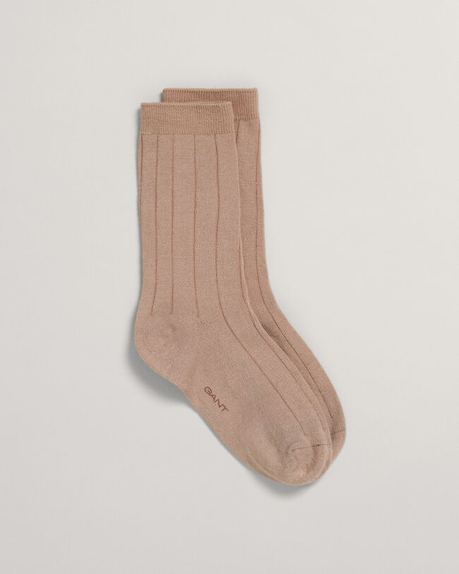 Gerippte Lyocell-Socken