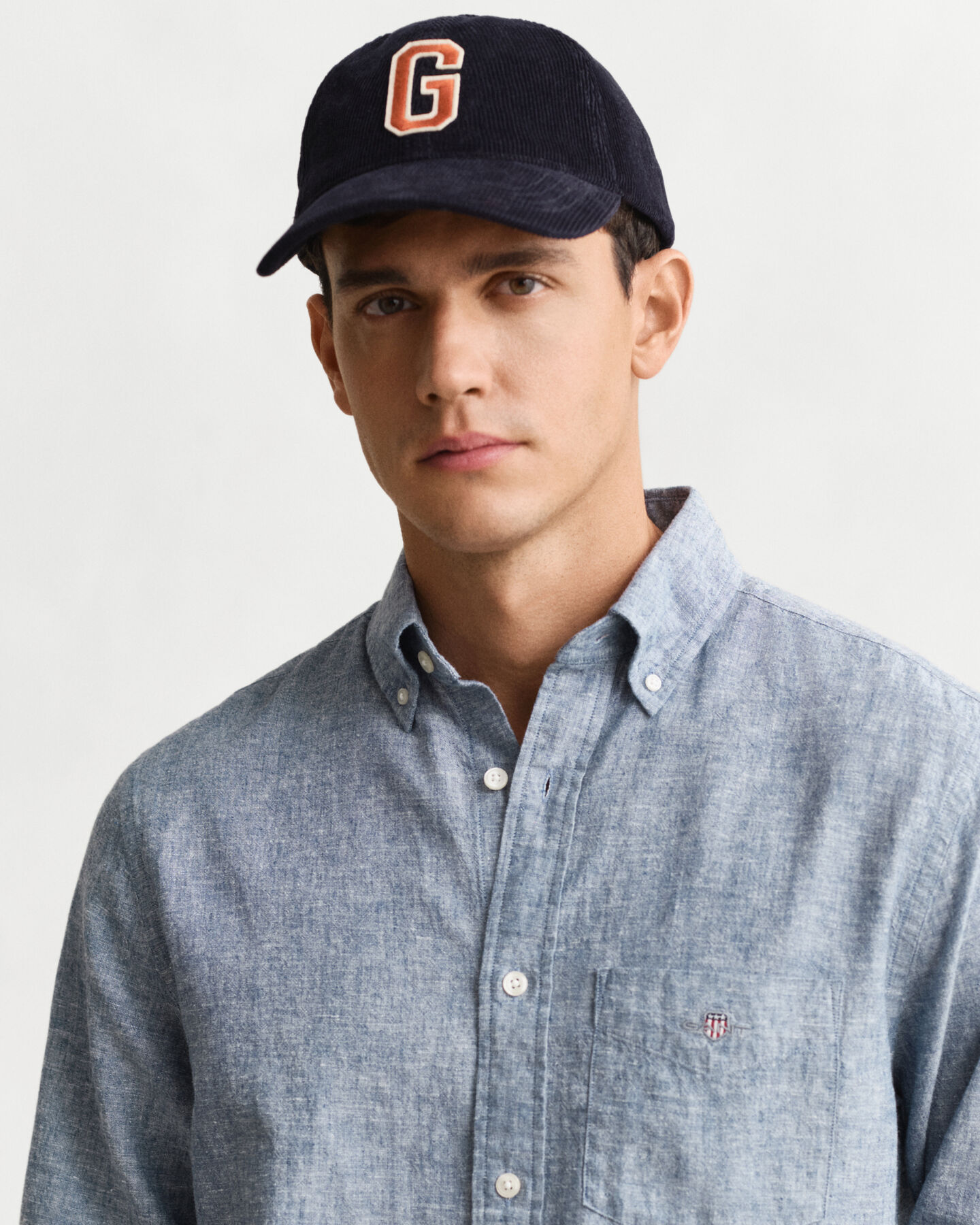 Regular Fit Baumwoll Leinen Hemd