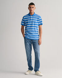 Poloshirt mit Streifen