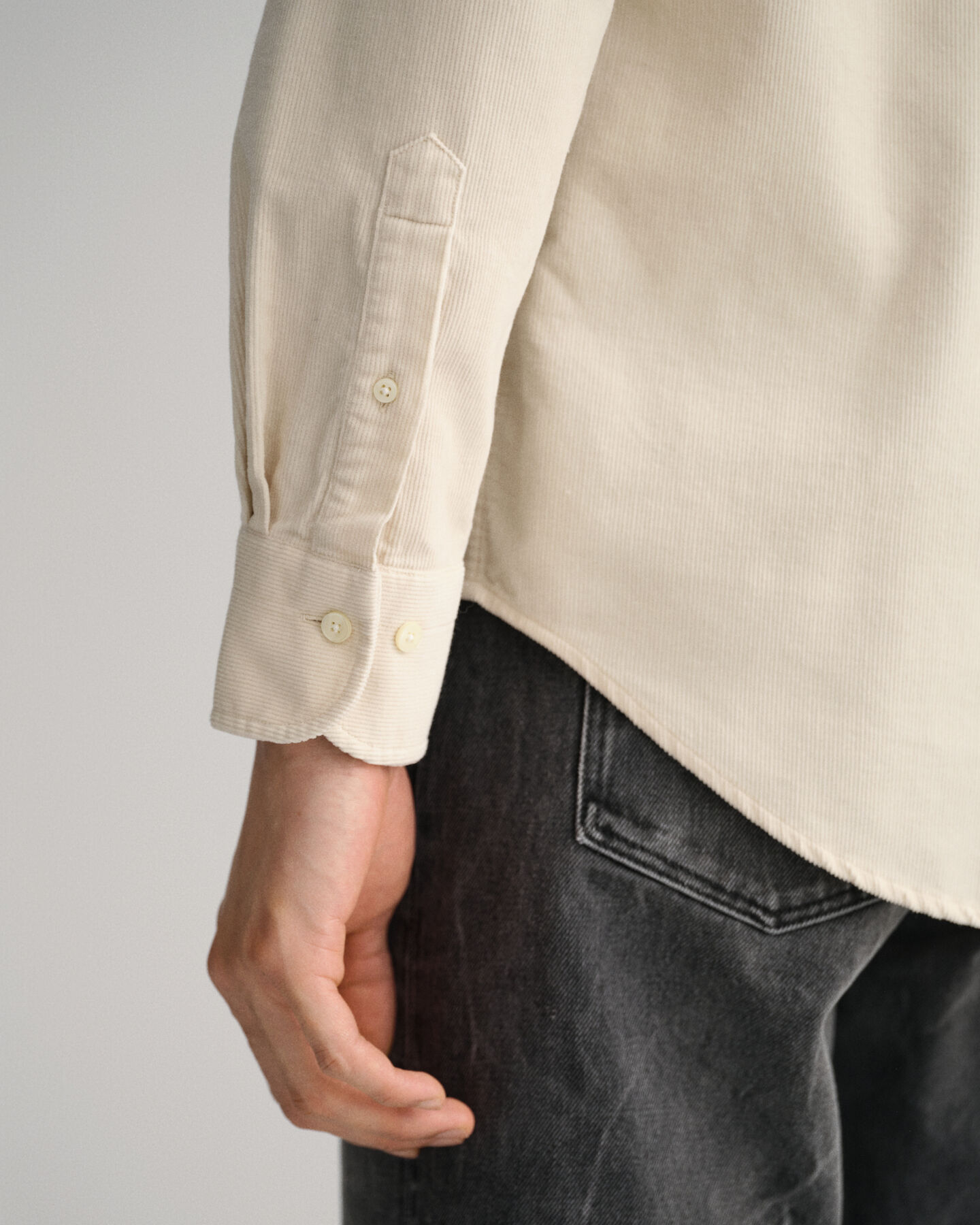 Regular Fit Cordhemd