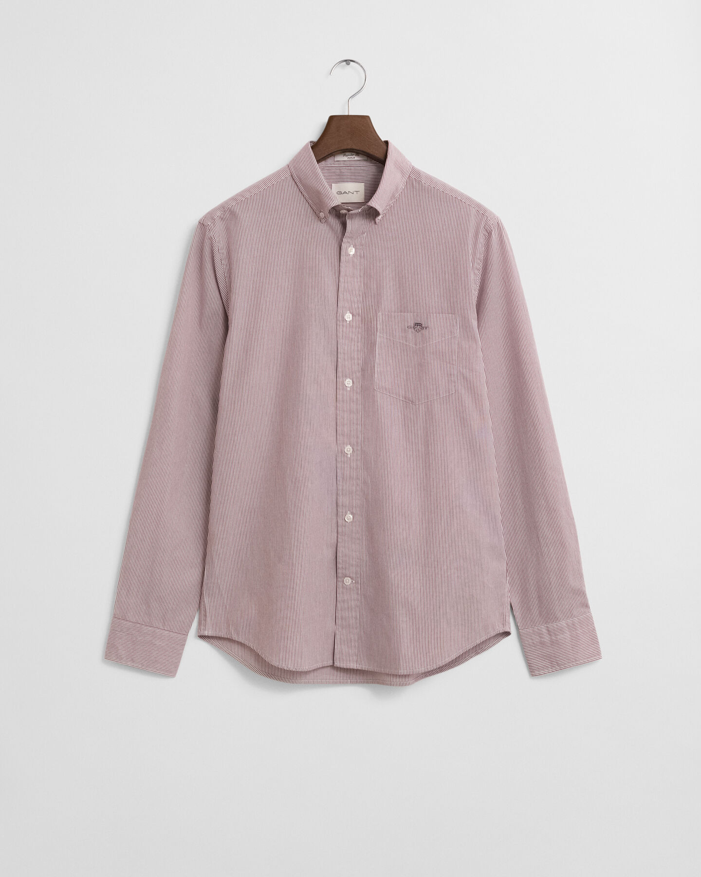 Regular Fit Classic Banker Stripe Popeline Hemd