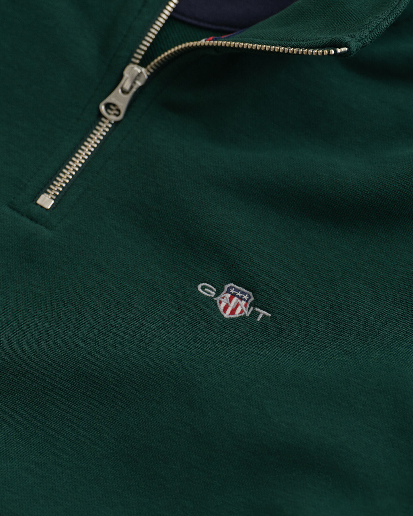 Shield Sweatshirt mit halblangem Reißverschluss