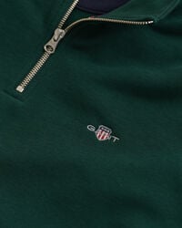 Shield Sweatshirt mit halblangem Reißverschluss