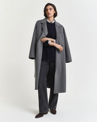 Weicher Rundhalspullover aus Wolle mit Kaschmiranteil