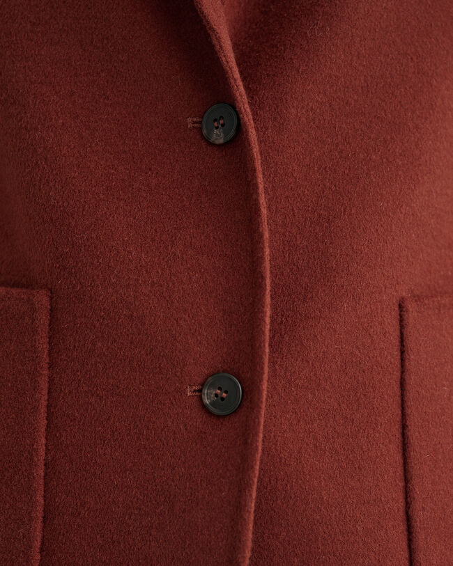 Handgenähter Blazer in gerader Form