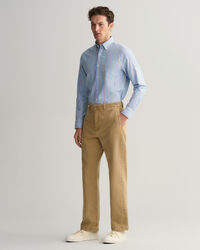 Straight Fit Twill Chinohose