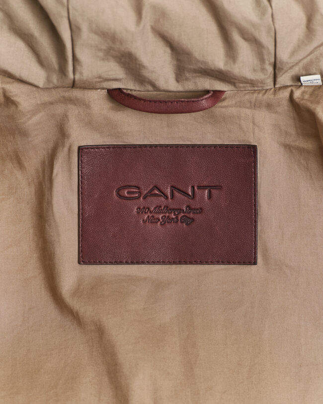 Baumwoll Parka mit Gänsedaunenfüllung