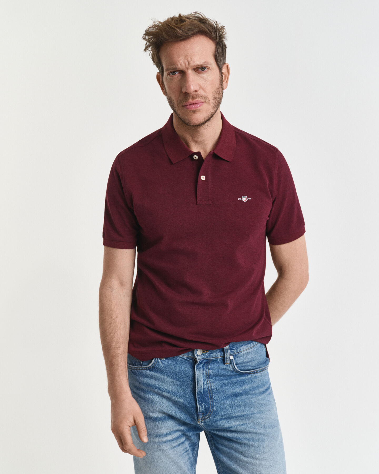 Regular Fit Shield Piqué Poloshirt