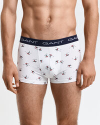 3er-Pack Boxershorts mit Skier-Print in Geschenkbox