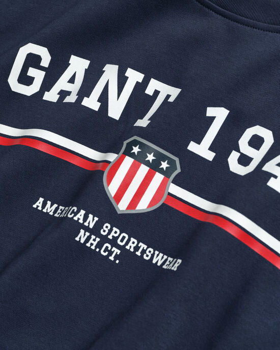 Graphic Rundhals-Sweatshirt