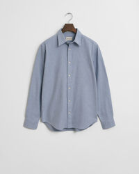 Regular Fit Melange Flanellhemd