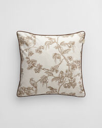 Sateen Kissenhülle mit Baum-Print