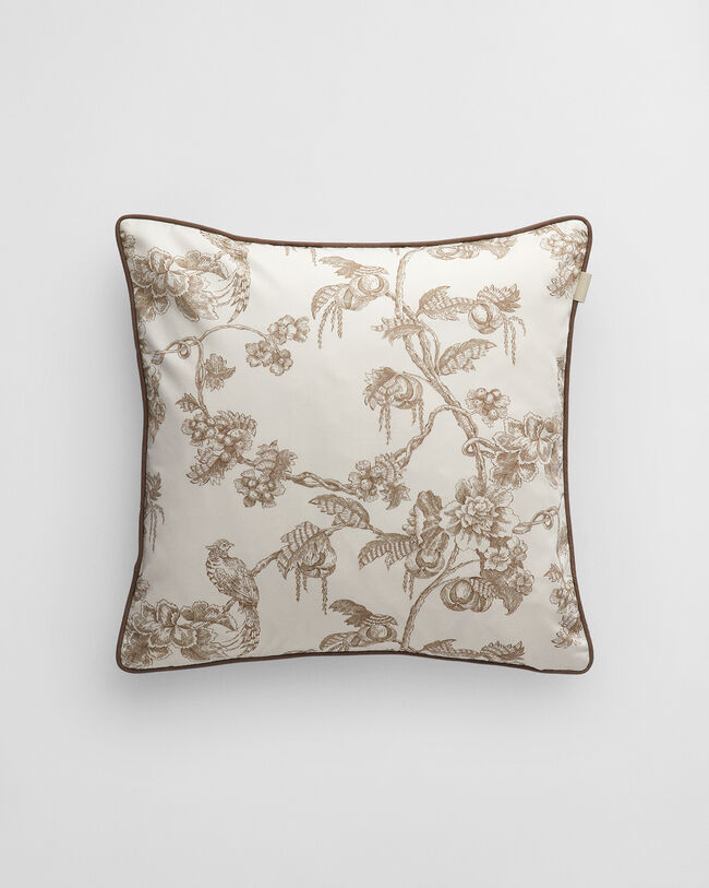 Sateen Kissenhülle mit Baum-Print