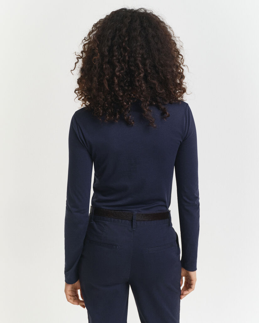 Leichtes Langarmshirt aus Baumwolle