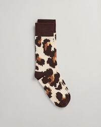 Socken mit Leoparden-Print
