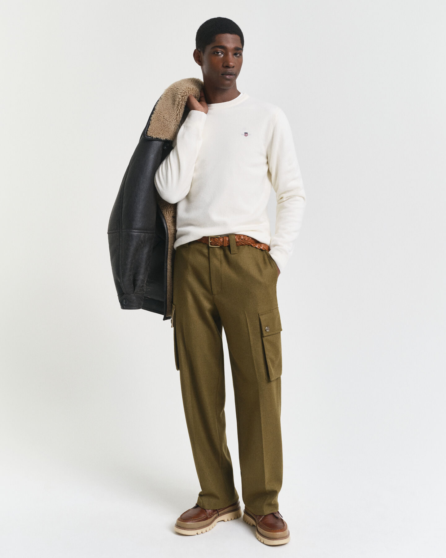 Superfine Lambswool Rundhalspullover