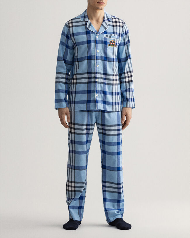 Flanellpyjama mit Tartan-Muster