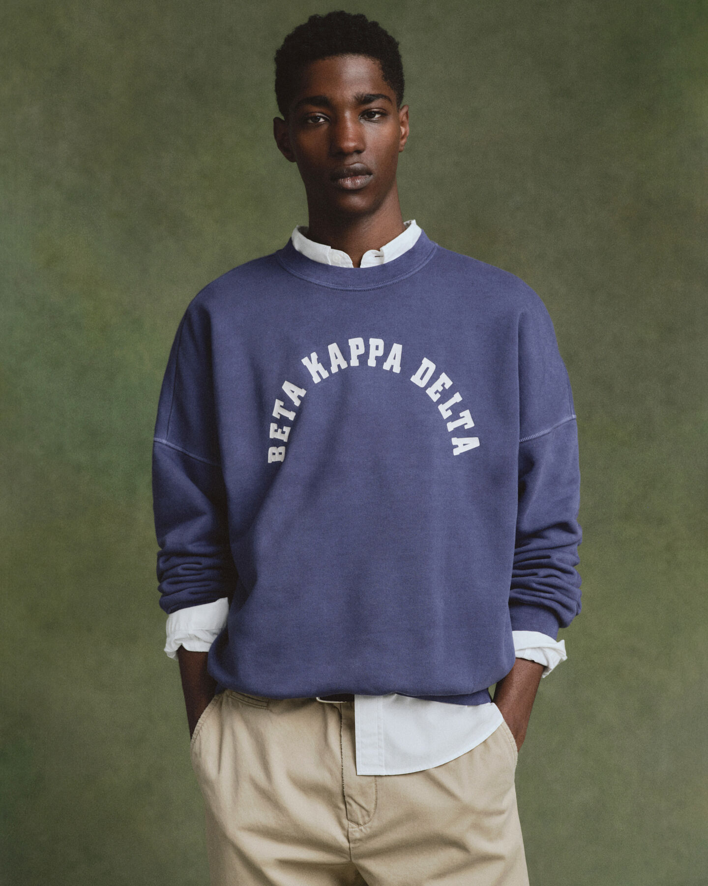 Collegiate Graphic Rundhals-Sweatshirt