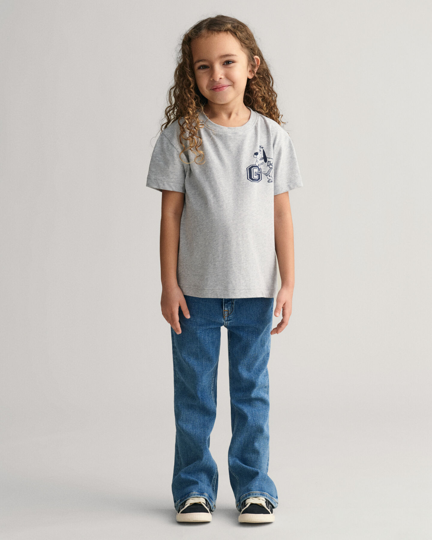 Kids T-Shirt mit G-Hunde-Print