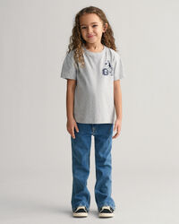 Kids T-Shirt mit G-Hunde-Print