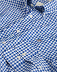 Regular Fit Classic Gingham Popeline Hemd
