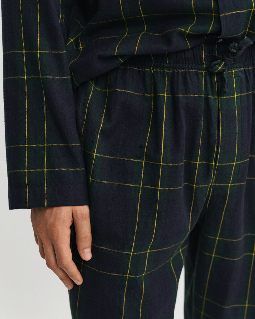 Flanell-Pyjama mit Karomuster in Geschenkbox