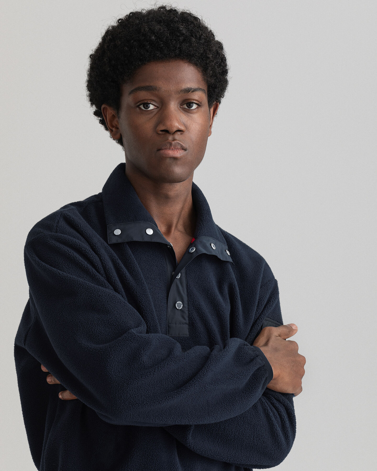 Retro Shield Polarfleece-Shirt