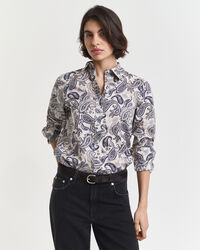 Paisley Bluse aus Baumwoll-Voile