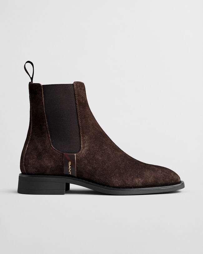 Fayy Chelsea Boot aus Veloursleder